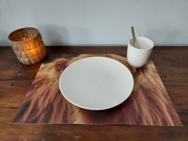 Placemat gelamineerd - Schotse Hooglander kalf - Afbeelding 2